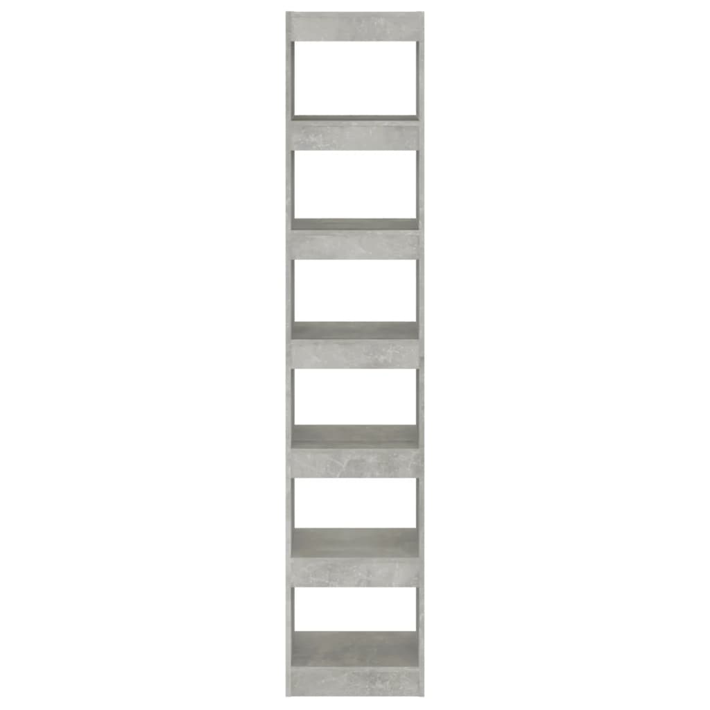 Boekenkast/Kamerscherm 40X30X198 Cm Betongrijs