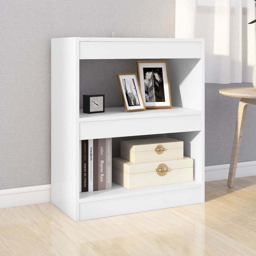 Boekenkast/Kamerscherm 60X30X72 Cm Wit