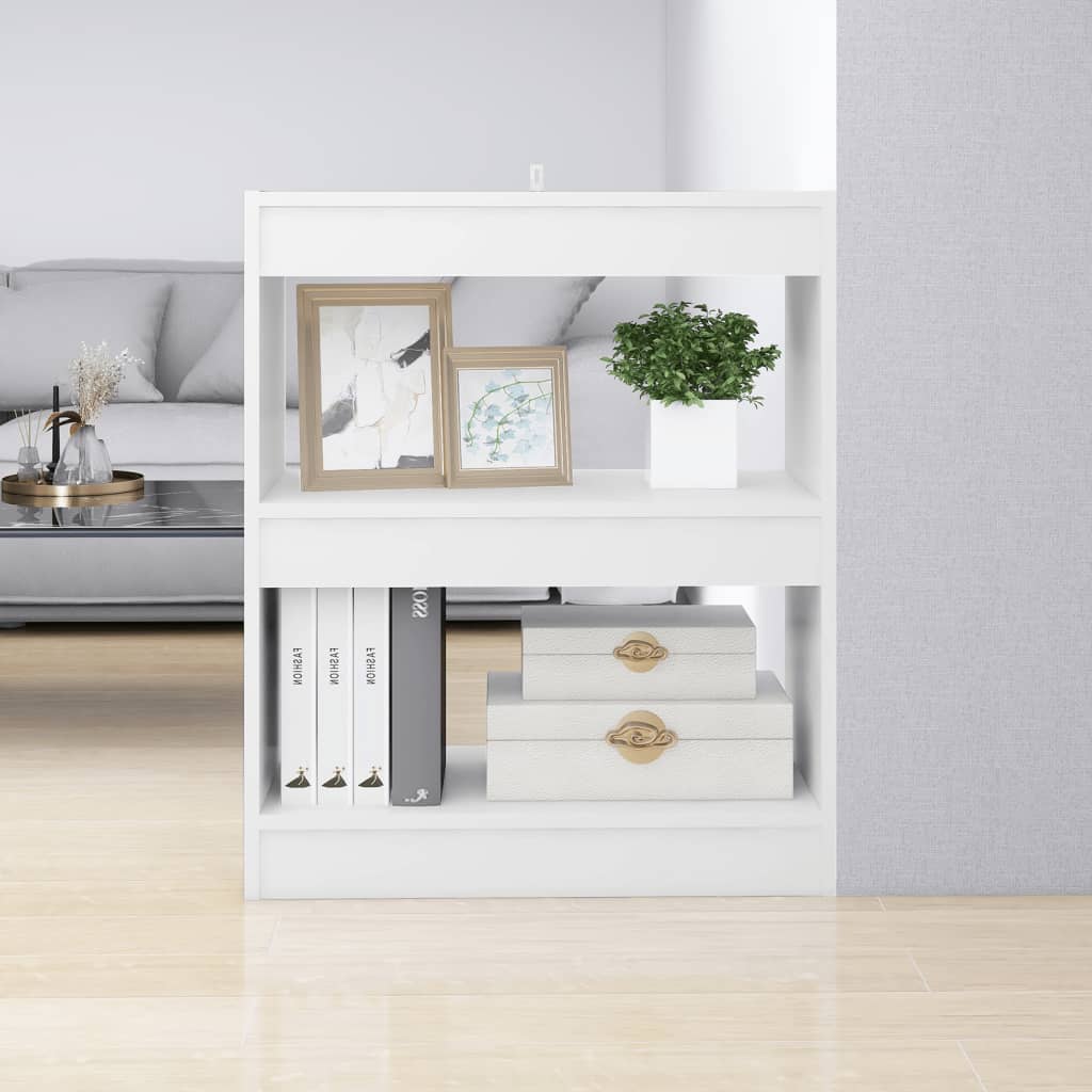 Boekenkast/Kamerscherm 60X30X72 Cm Wit
