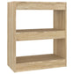 Boekenkast/Kamerscherm 60X30X72 Cm Sonoma Eikenkleurig