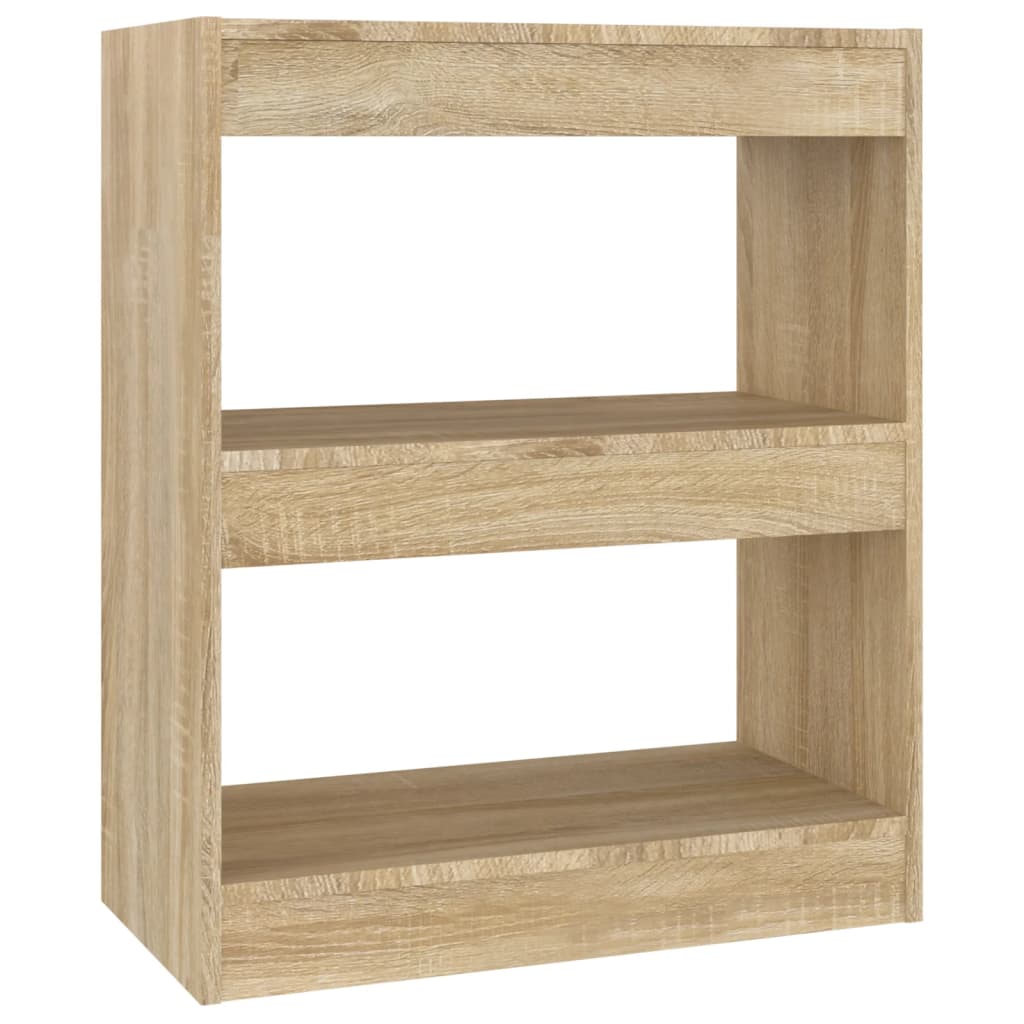 Boekenkast/Kamerscherm 60X30X72 Cm Sonoma Eikenkleurig