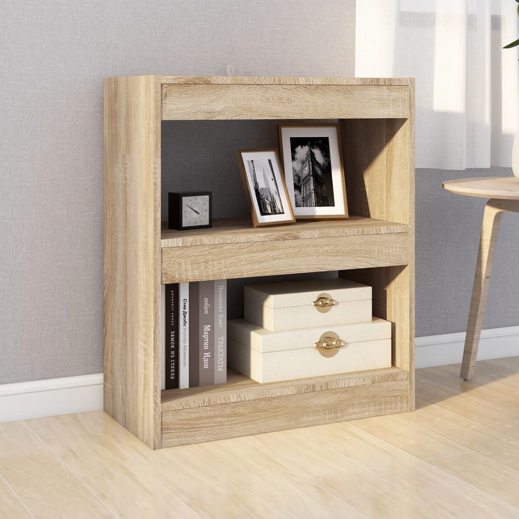 Boekenkast/Kamerscherm 60X30X72 Cm Sonoma Eikenkleurig