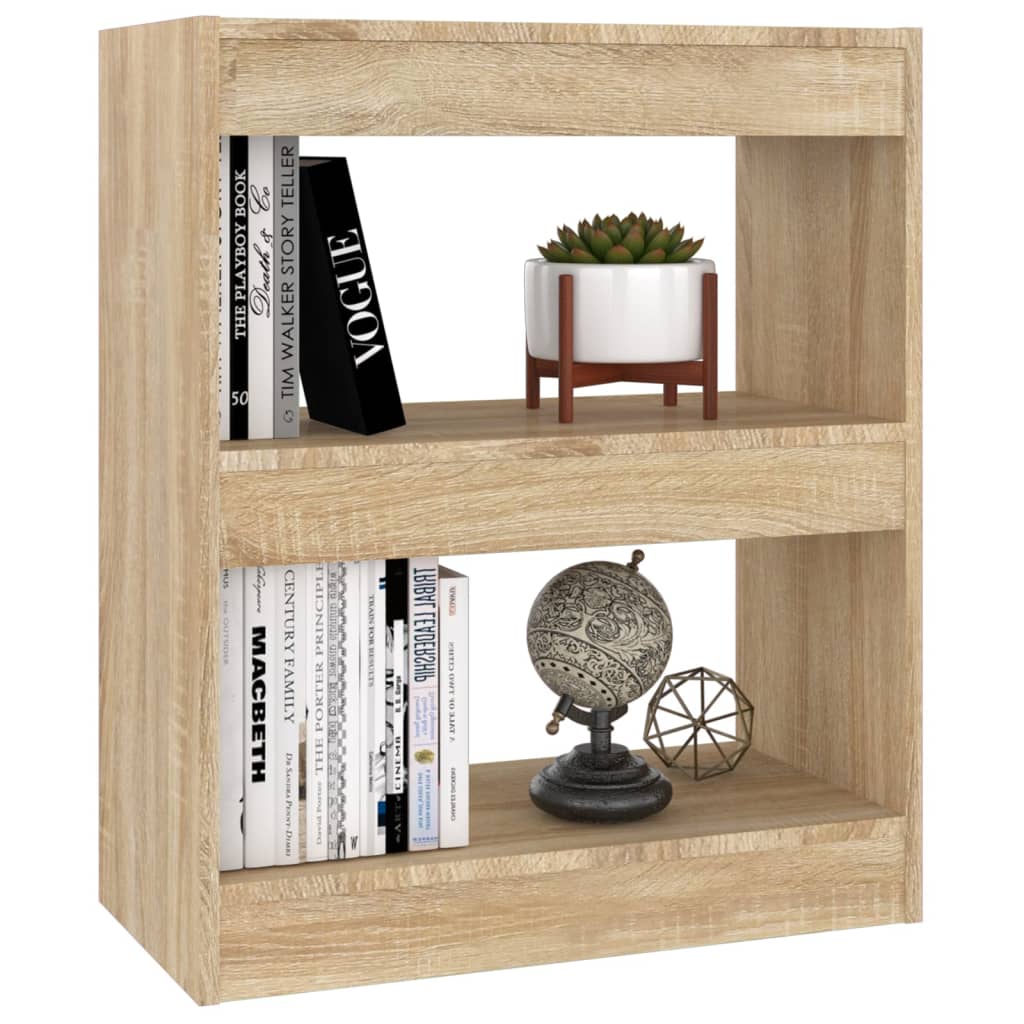 Boekenkast/Kamerscherm 60X30X72 Cm Sonoma Eikenkleurig