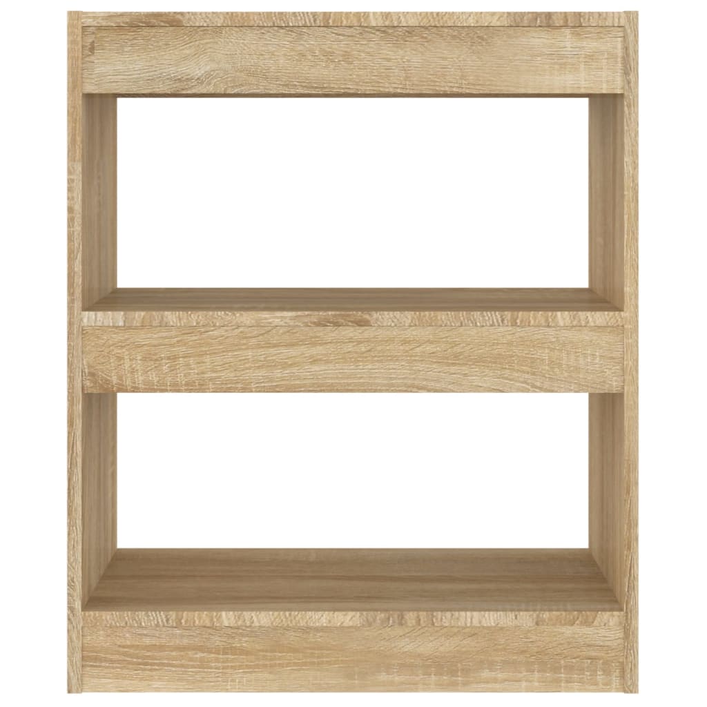 Boekenkast/Kamerscherm 60X30X72 Cm Sonoma Eikenkleurig