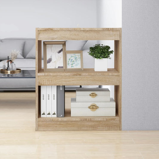 Boekenkast/Kamerscherm 60X30X72 Cm Sonoma Eikenkleurig