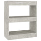 Boekenkast/Kamerscherm 60X30X72 Cm Betongrijs