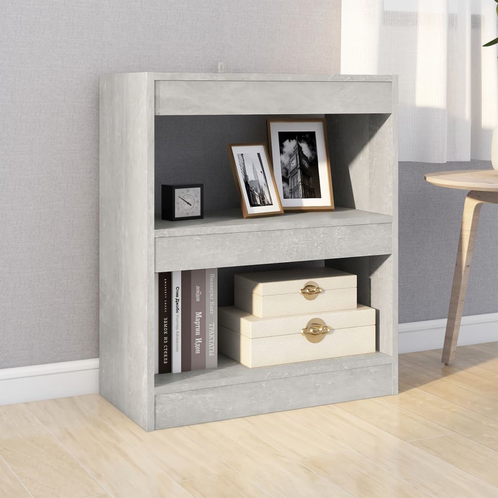 Boekenkast/Kamerscherm 60X30X72 Cm Betongrijs