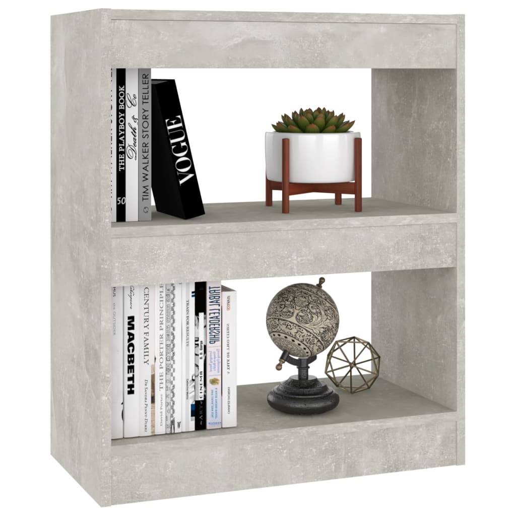 Boekenkast/Kamerscherm 60X30X72 Cm Betongrijs