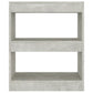Boekenkast/Kamerscherm 60X30X72 Cm Betongrijs