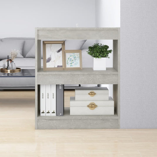 Boekenkast/Kamerscherm 60X30X72 Cm Betongrijs
