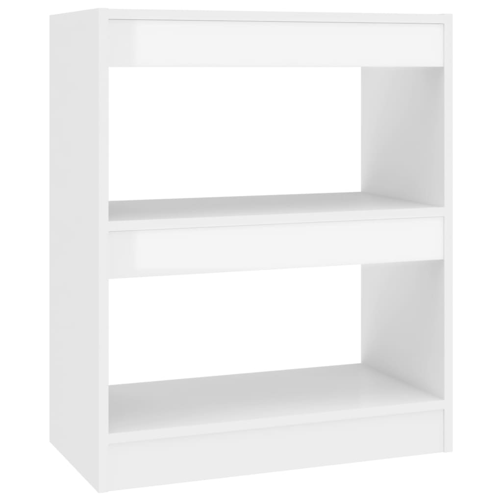 Boekenkast/Kamerscherm 60X30X72 Cm Hoogglans Wit