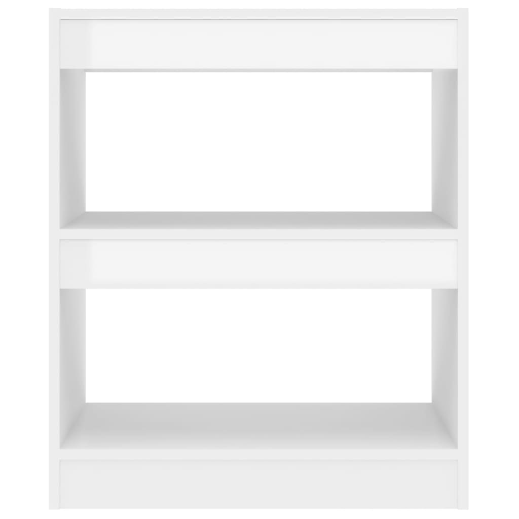 Boekenkast/Kamerscherm 60X30X72 Cm Hoogglans Wit
