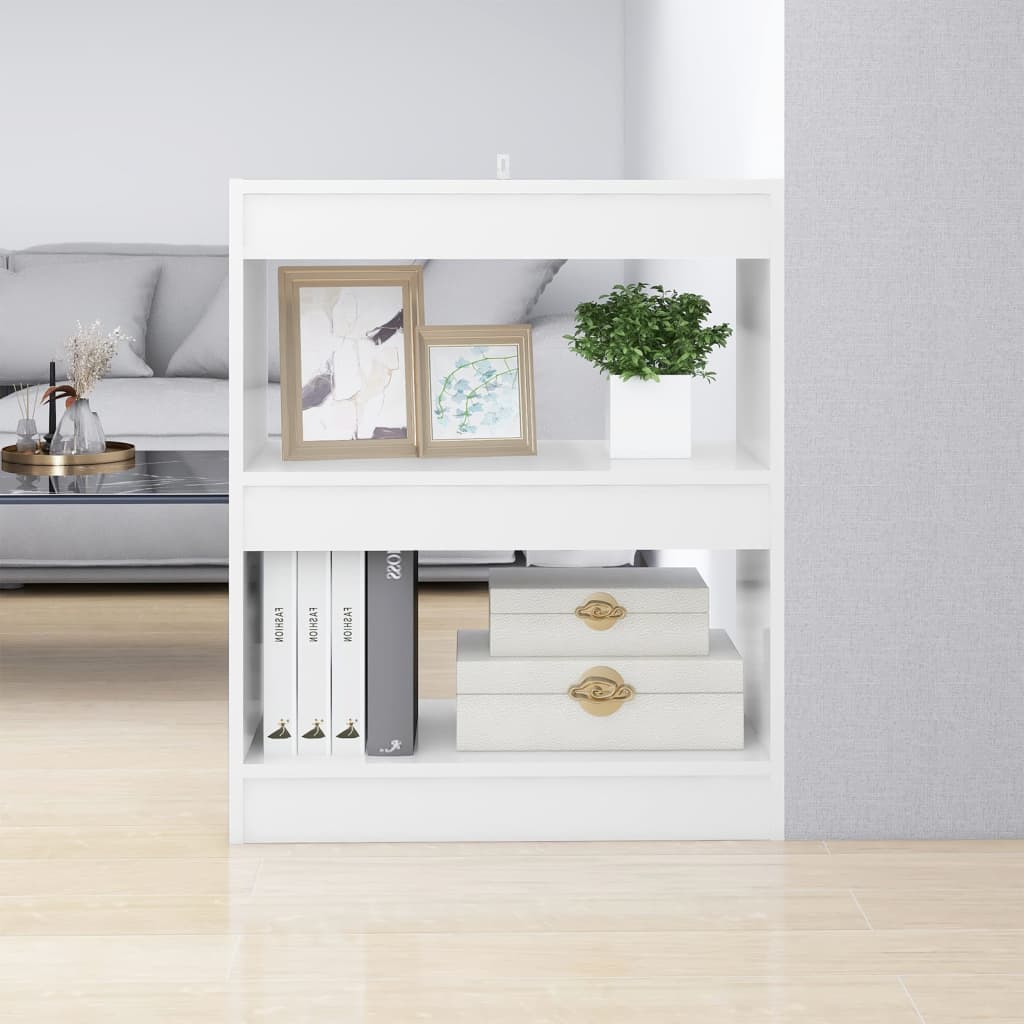 Boekenkast/Kamerscherm 60X30X72 Cm Hoogglans Wit