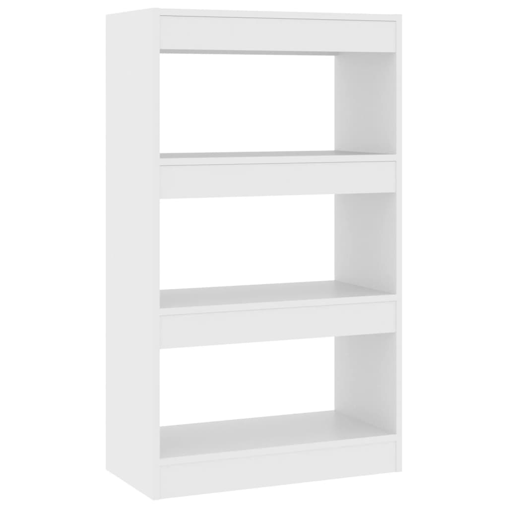 Boekenkast/Kamerscherm 60X30X103 Cm Spaanplaat Wit