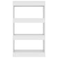 Boekenkast/Kamerscherm 60X30X103 Cm Spaanplaat Wit