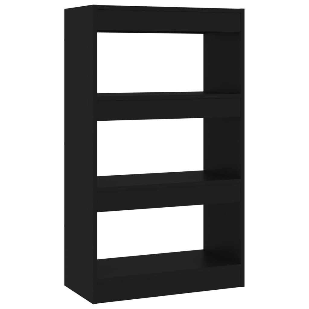 Boekenkast/Kamerscherm 60X30X103 Cm Spaanplaat Zwart