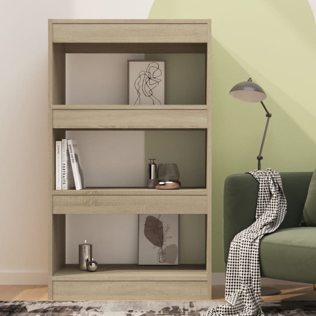 Boekenkast/Kamerscherm 60X30X103 Cm Spaanplaat Sonoma Eiken