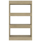 Boekenkast/Kamerscherm 60X30X103 Cm Spaanplaat Sonoma Eiken