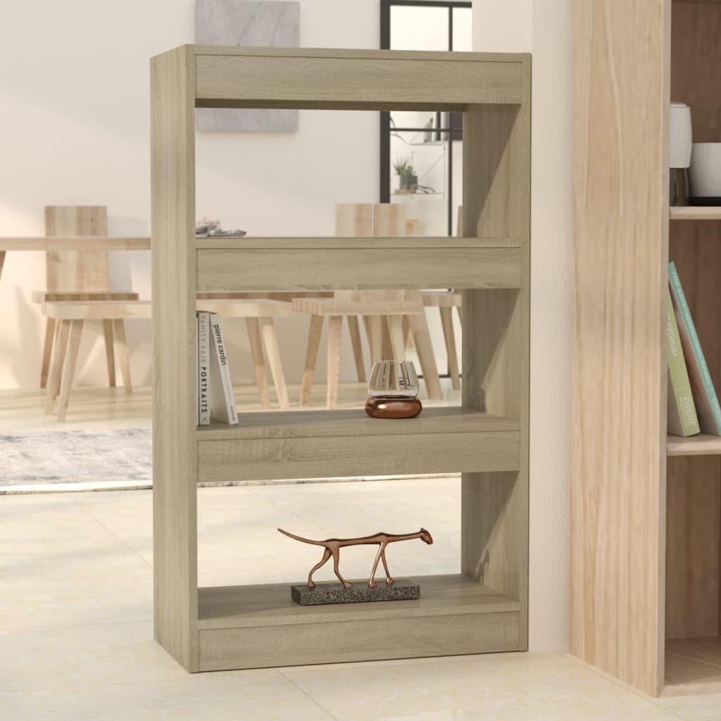 Boekenkast/Kamerscherm 60X30X103 Cm Spaanplaat Sonoma Eiken