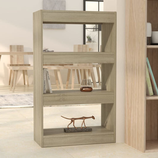 Boekenkast/Kamerscherm 60X30X103 Cm Spaanplaat Sonoma Eiken