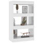 Boekenkast/Kamerscherm 60X30X103 Cm Spaanplaat Hoogglans Wit
