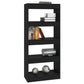 Boekenkast/Kamerscherm 60X30X135 Cm Bewerkt Hout Zwart