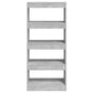 Boekenkast/Kamerscherm 60X30X135 Cm Bewerkt Hout Betongrijs