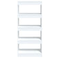 Boekenkast/Kamerscherm 60X30X135 Cm Bewerkt Hout Hoogglans Wit