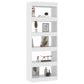 Boekenkast/Kamerscherm 60X30X166 Cm Spaanplaat Wit