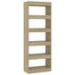 Boekenkast/Kamerscherm 60X30X166 Cm Spaanplaat Sonoma Eiken