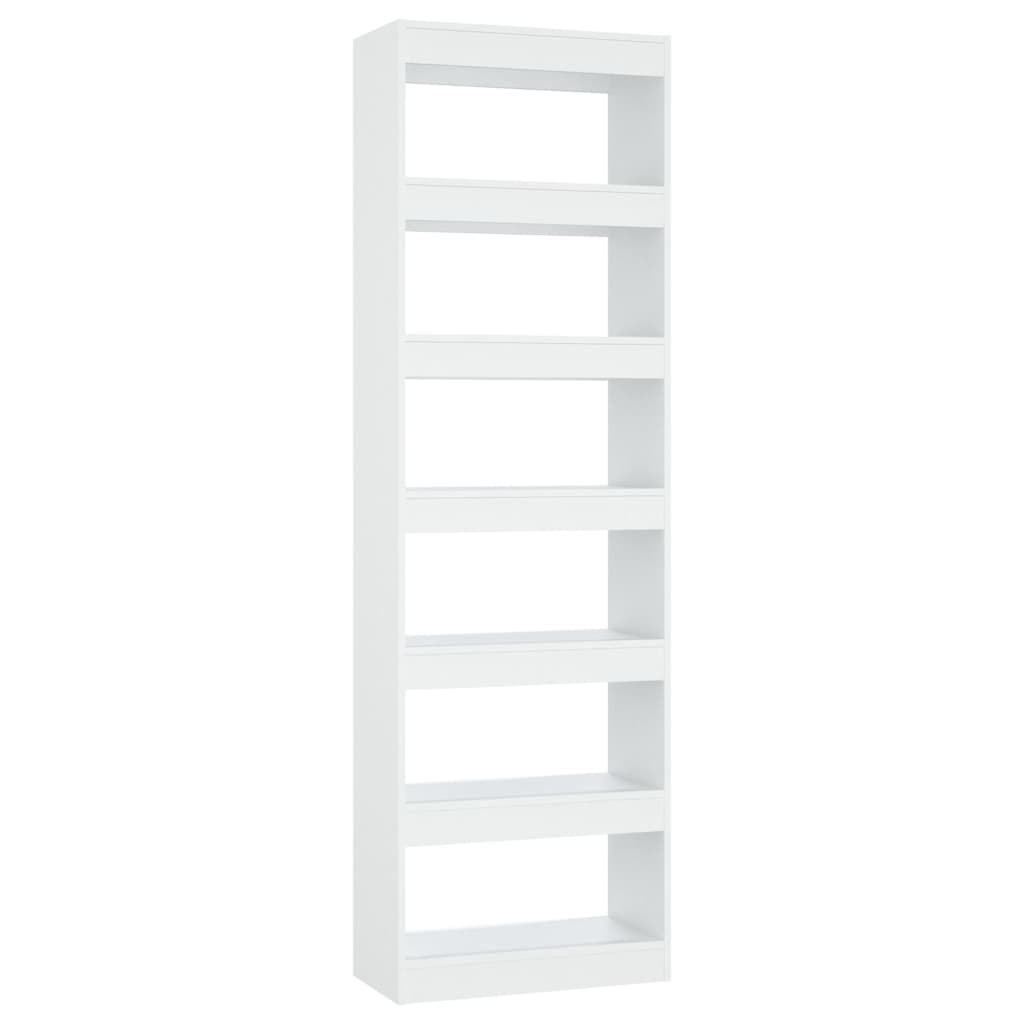 Boekenkast/Kamerscherm 60X30X198 Cm Wit