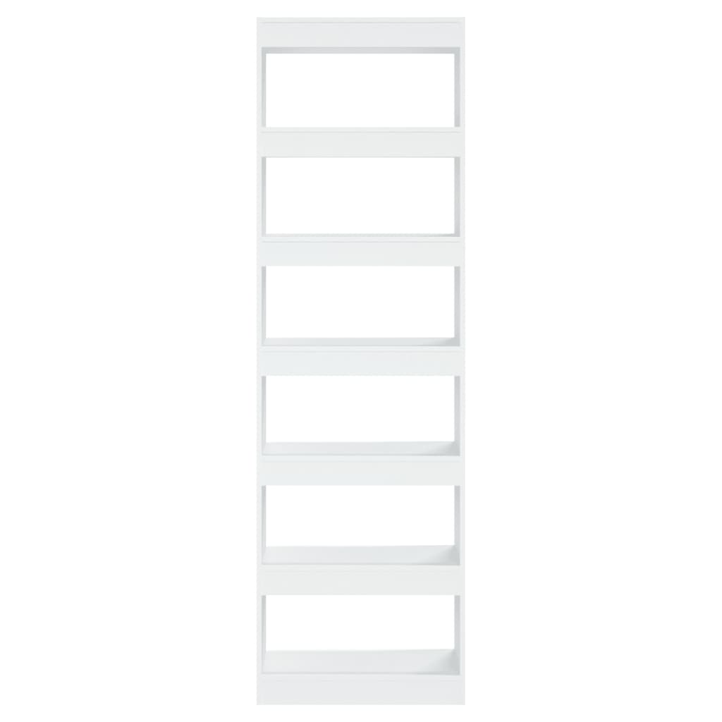Boekenkast/Kamerscherm 60X30X198 Cm Wit