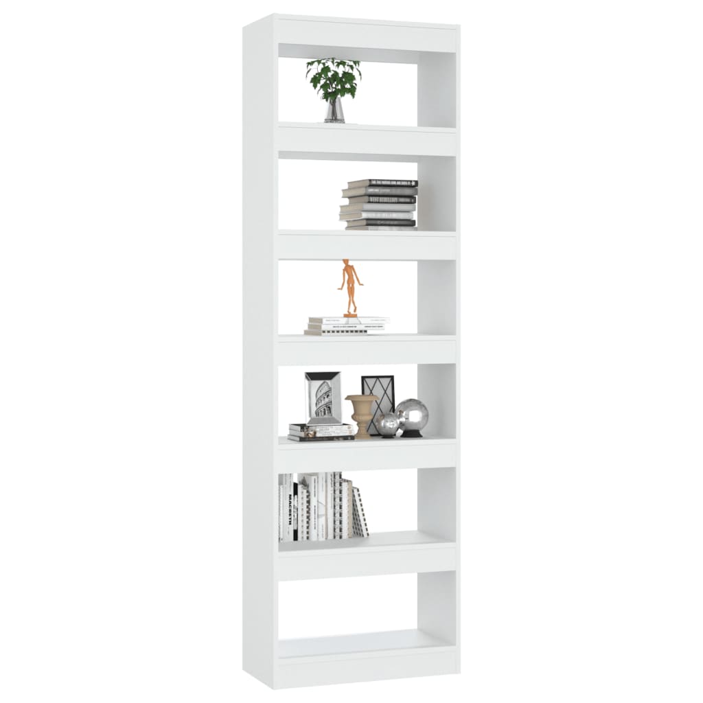 Boekenkast/Kamerscherm 60X30X198 Cm Wit