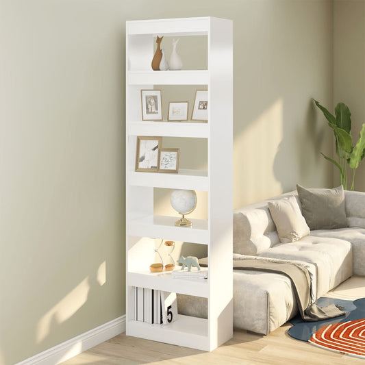 Boekenkast/Kamerscherm 60X30X198 Cm Wit