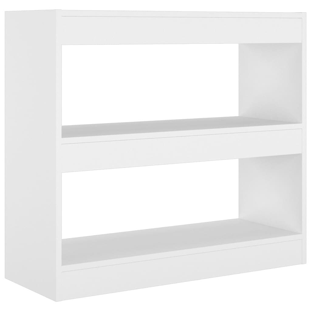 Boekenkast/Kamerscherm 80X30X72 Cm Wit