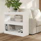 Boekenkast/Kamerscherm 80X30X72 Cm Wit