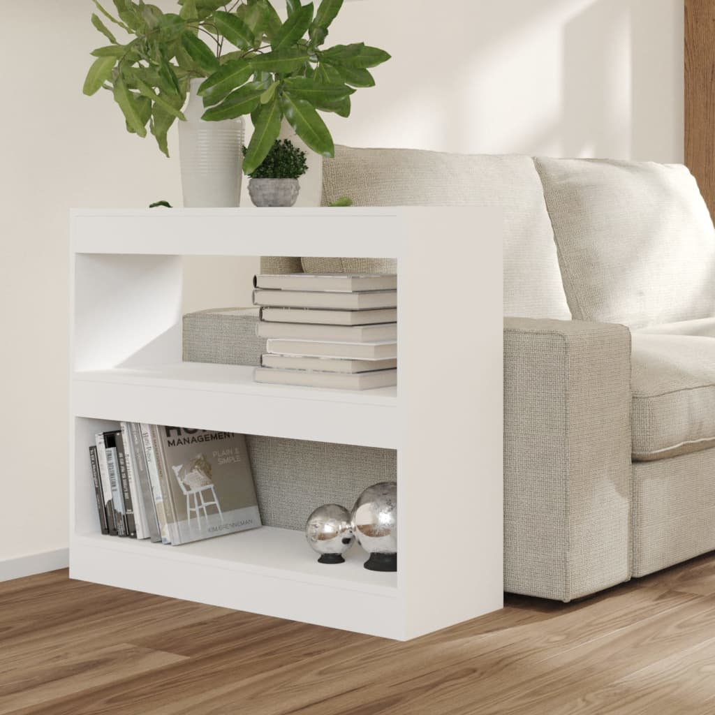 Boekenkast/Kamerscherm 80X30X72 Cm Wit