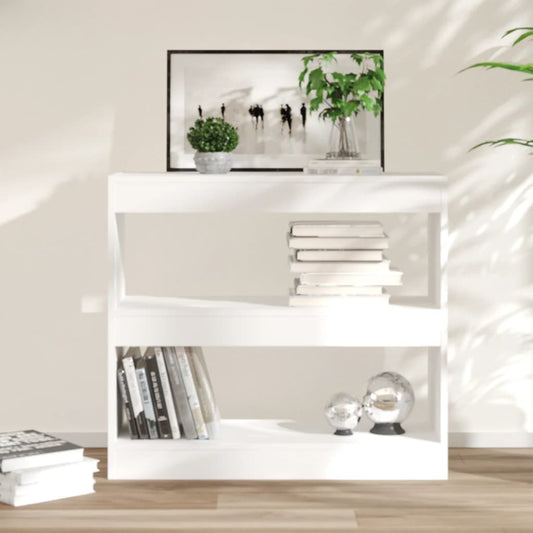 Boekenkast/Kamerscherm 80X30X72 Cm Wit