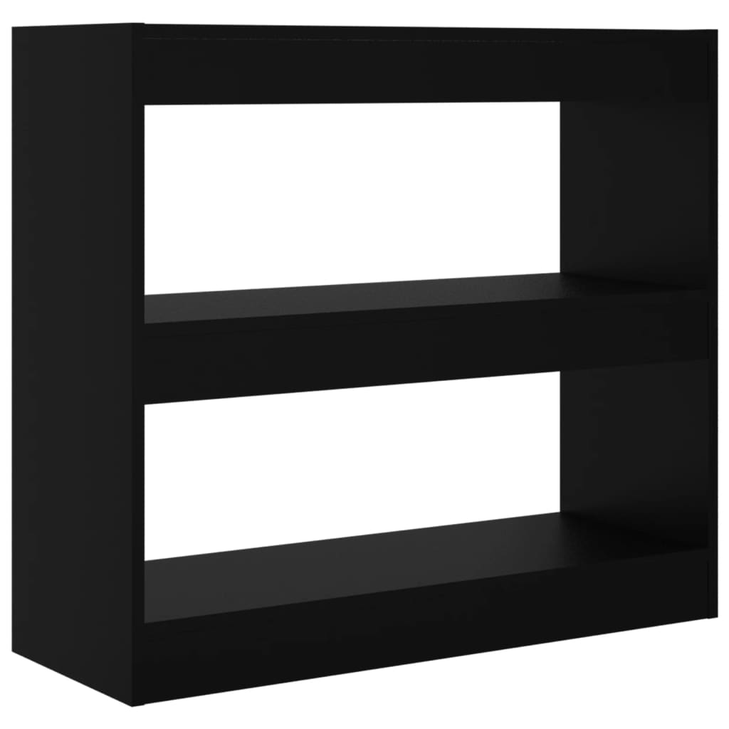 Boekenkast/Kamerscherm 80X30X72 Cm Zwart