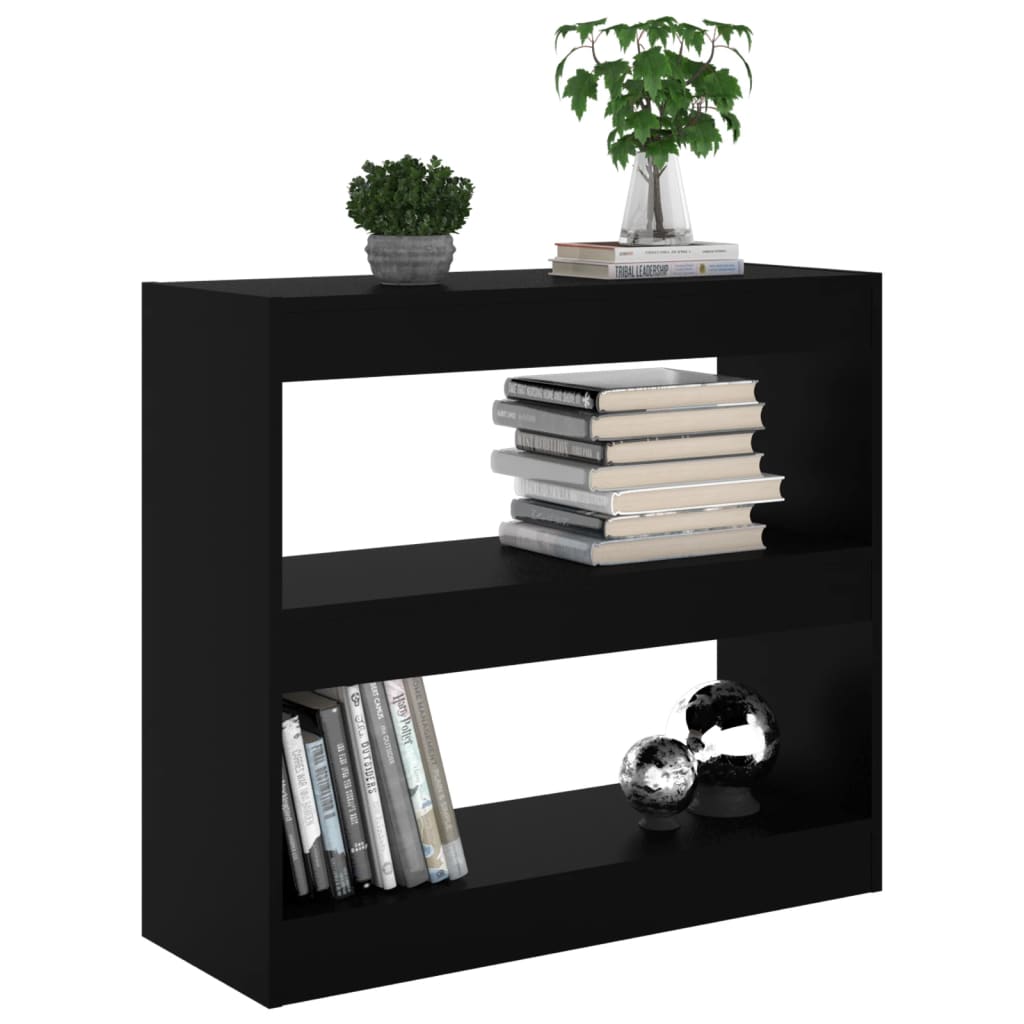 Boekenkast/Kamerscherm 80X30X72 Cm Zwart