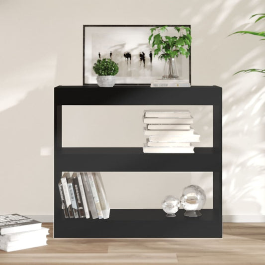 Boekenkast/Kamerscherm 80X30X72 Cm Zwart
