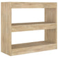 Boekenkast/Kamerscherm 80X30X72 Cm Sonoma Eikenkleurig