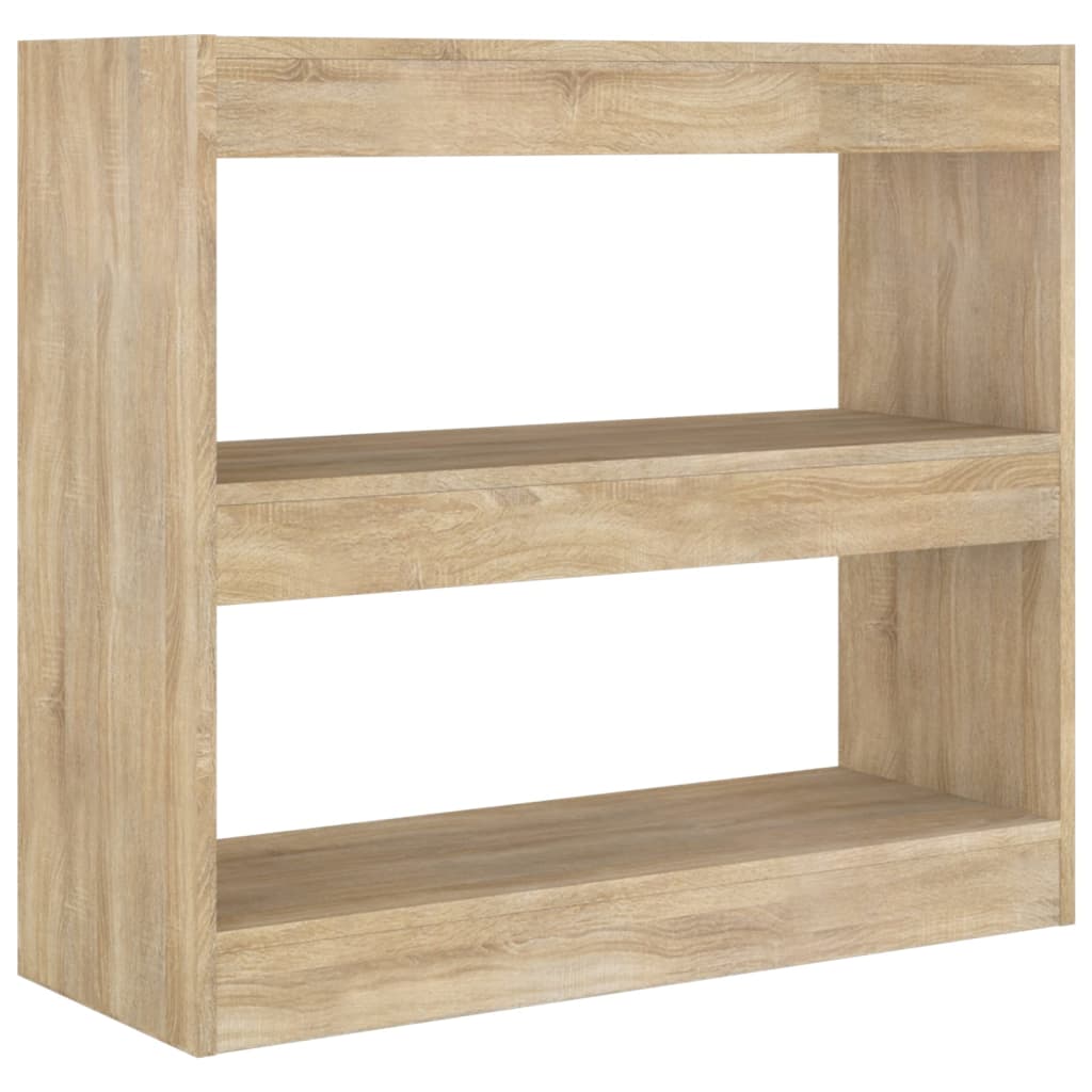 Boekenkast/Kamerscherm 80X30X72 Cm Sonoma Eikenkleurig