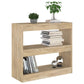 Boekenkast/Kamerscherm 80X30X72 Cm Sonoma Eikenkleurig