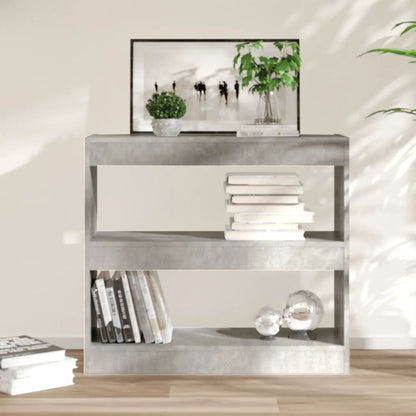 Boekenkast/Kamerscherm 80X30X72 Cm Betongrijs
