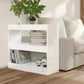 Boekenkast/Kamerscherm 80X30X72 Cm Hoogglans Wit