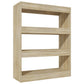 Boekenkast/Kamerscherm 80X30X103 Cm Bewerkt Hout Sonoma Eiken