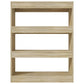 Boekenkast/Kamerscherm 80X30X103 Cm Bewerkt Hout Sonoma Eiken