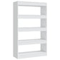 Boekenkast/Kamerscherm 80X30X135 Cm Spaanplaat Wit