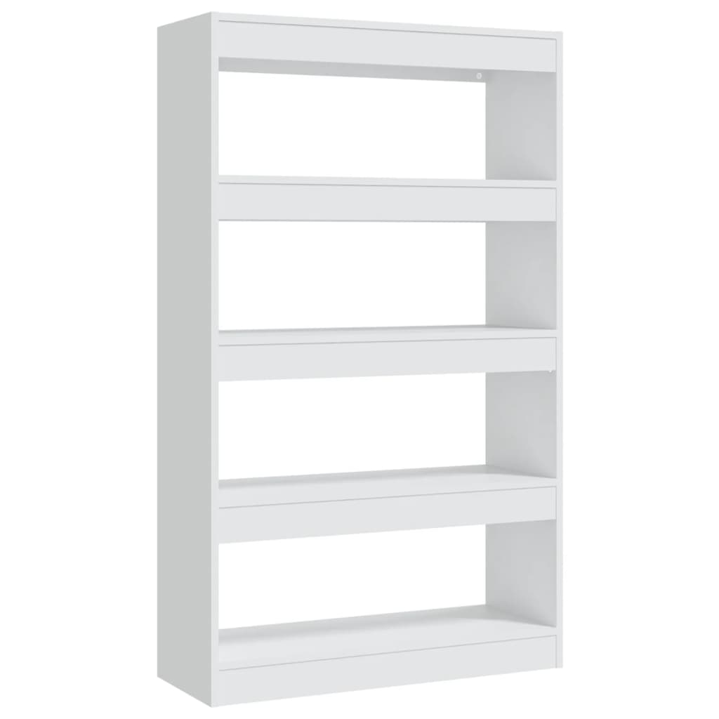 Boekenkast/Kamerscherm 80X30X135 Cm Spaanplaat Wit